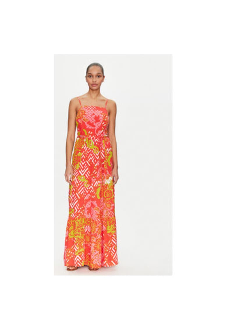Oferte la Rochie dama -  305244840 - Viscoza - Portocaliu - Portocaliu