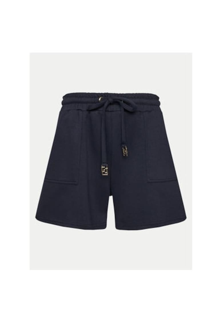 Oferte la Pantaloni scurti dama -  305244901 - Viscoza/Poliester - Albastru - Albastru
