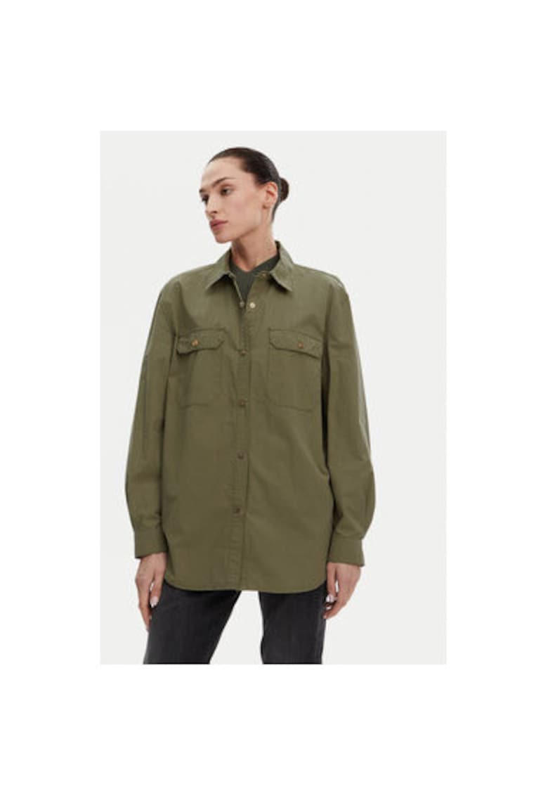 Oferte la Camasa dama -  305244642 - Bumbac - Verde - Verde