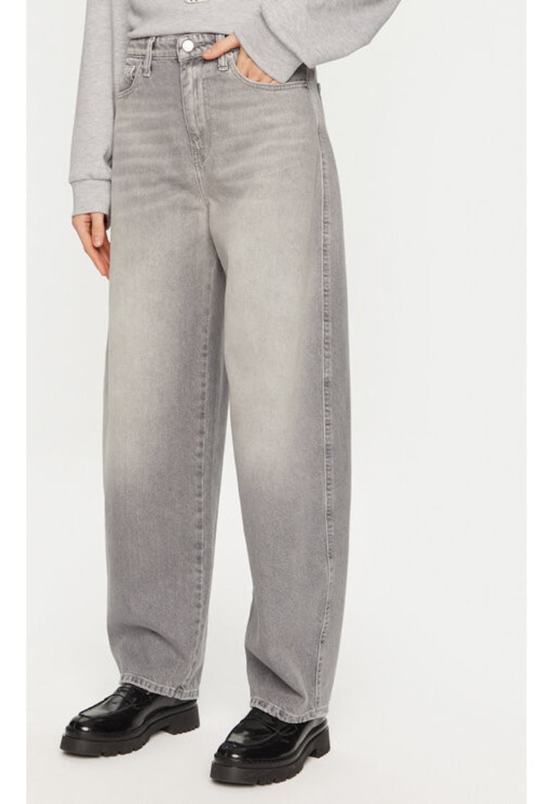 Blugi dama - 304905339 - Bumbac - Gri - Gri
