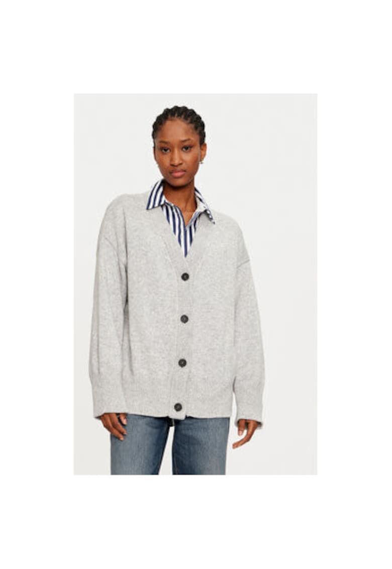 Oferte la Cardigan dama -  304948947 - Viscoza/Poliamida/Lana - One Size INTL - Gri