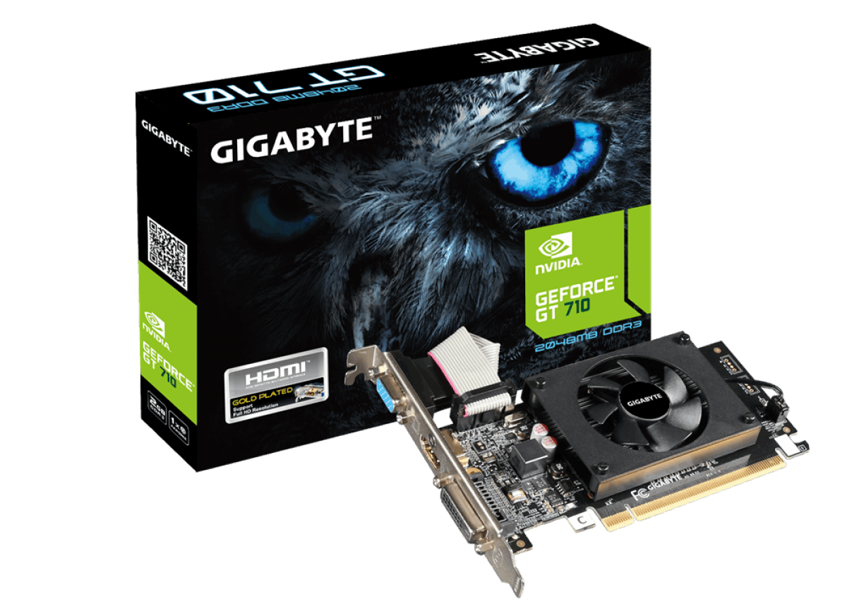 Oferte la Placa video GeForce GT 710, 2GB GDDR3 (64 Bit), HDMI, DVI, D-Sub