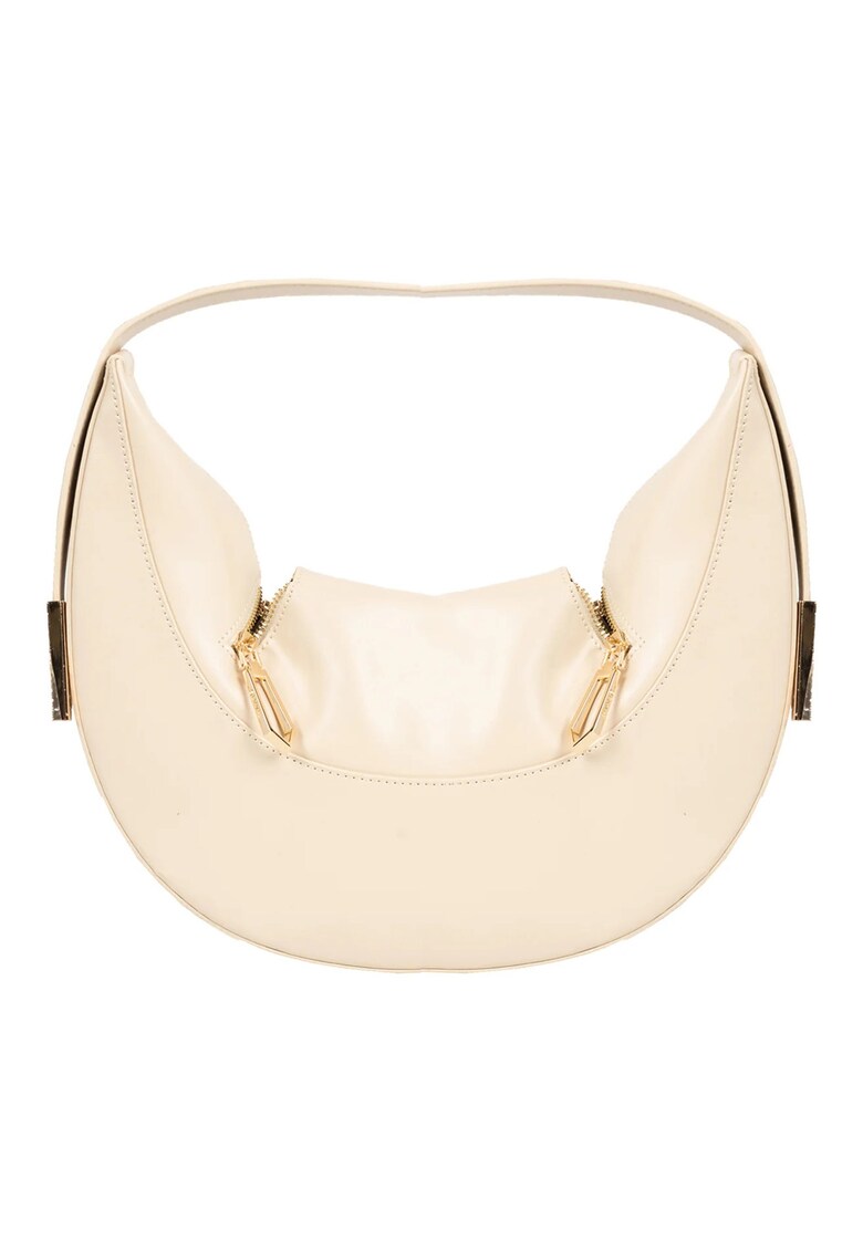 Oferte la Geanta dama  bej - 32x37x10.5cm - piele ecologica - cu manere si buzunar interior