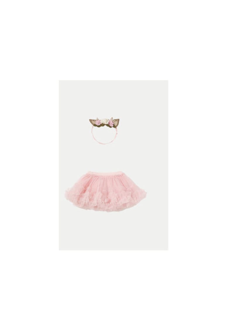 Fusta fete - 304311260 - Poliester/Poliamida - Roz - Roz