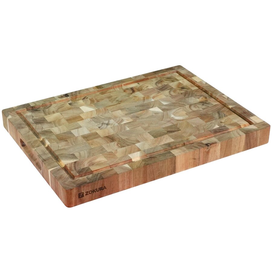 Oferte la Tocator de Bucatarie Z1291 Lemn de Acacia 40 x 30CM Maro