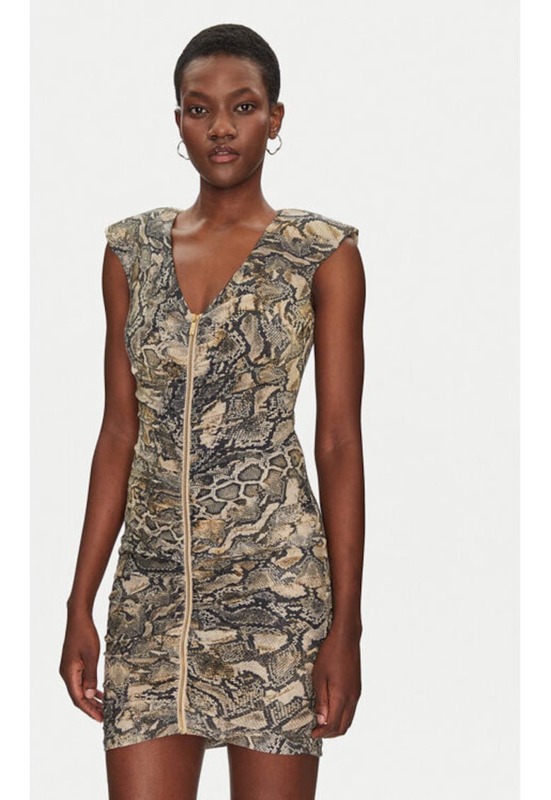 Rochie dama - 305216243 - Poliester/Poliamida - Maro - Maro