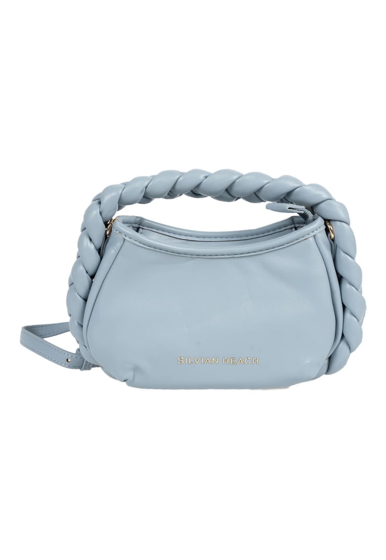 Oferte la Geanta dama -  azur - 19x14x8cm - piele ecologica - cu bretea reglabila