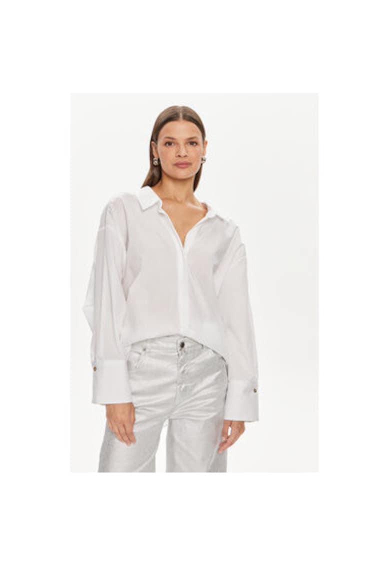 Camasa dama - 304449369 - Bumbac - Alb - Alb