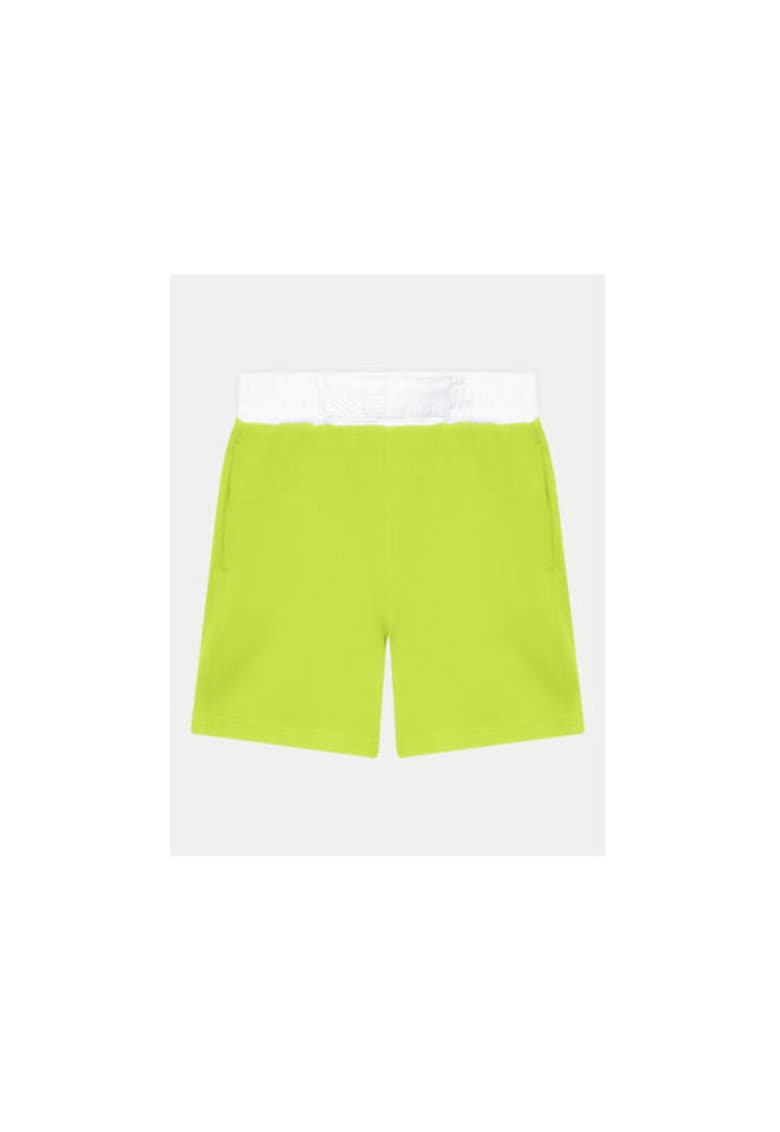 Pantaloni scurti baieti - 304190520 - Bumbac - Verde - Verde