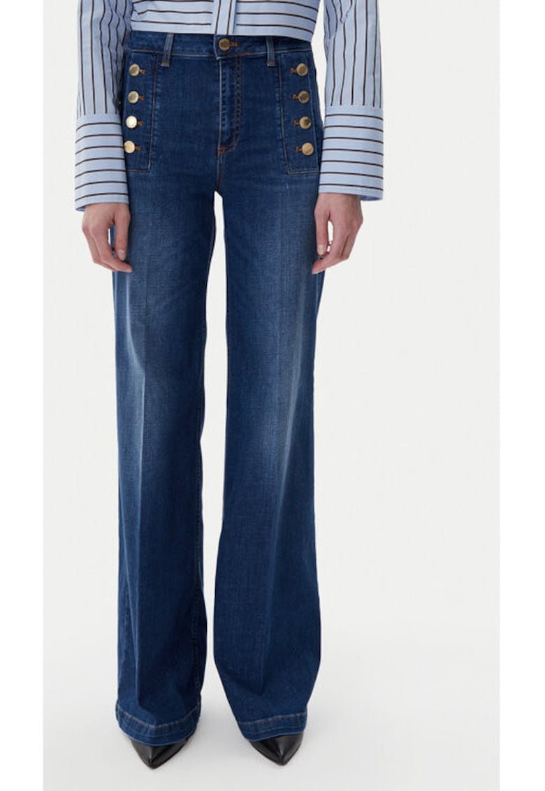 Blugi dama - 305405586 - Bumbac - Albastru - Albastru