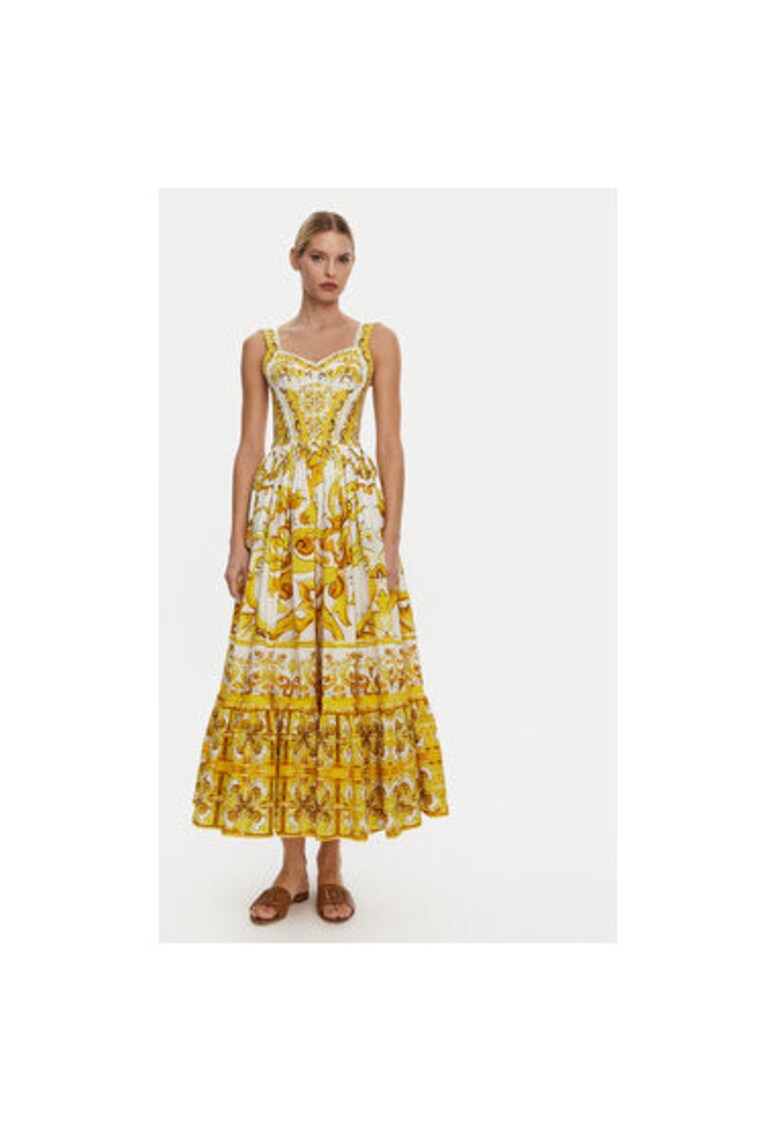Oferte la Rochie Dama -  305315434 - Bumbac - Galben - Galben