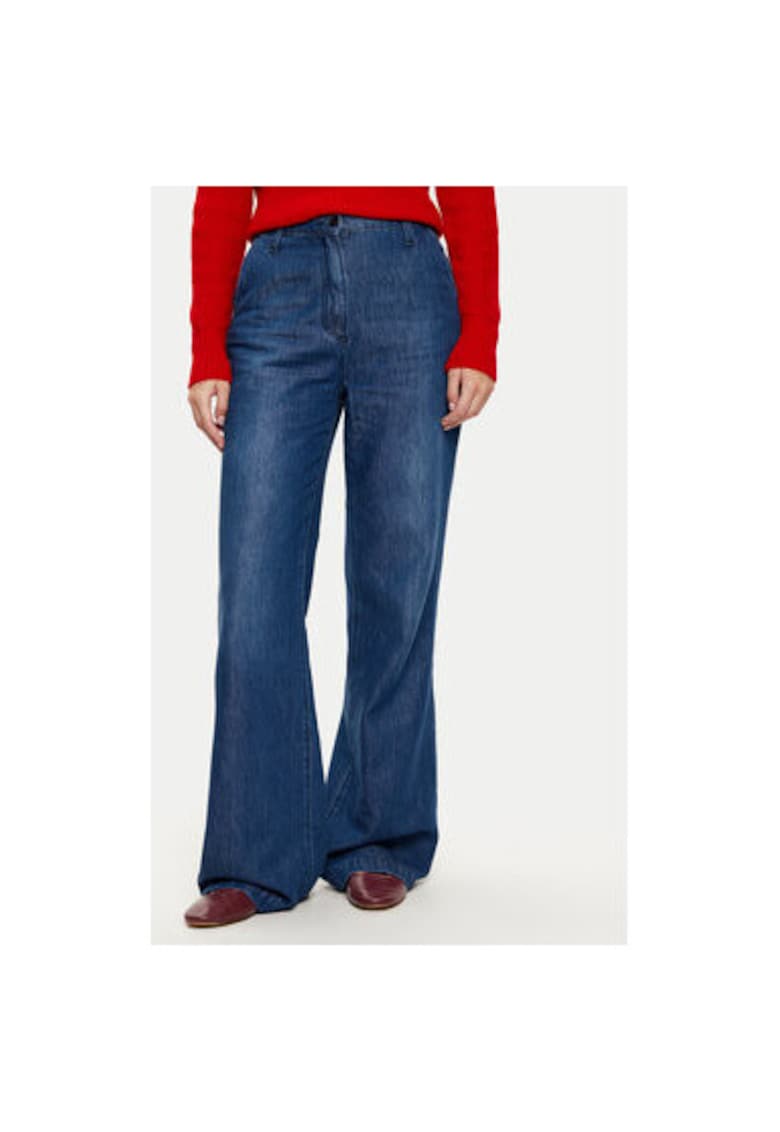 Oferte la Blugi dama -  304954221 - Bumbac/Lyocell - Albastru - Albastru