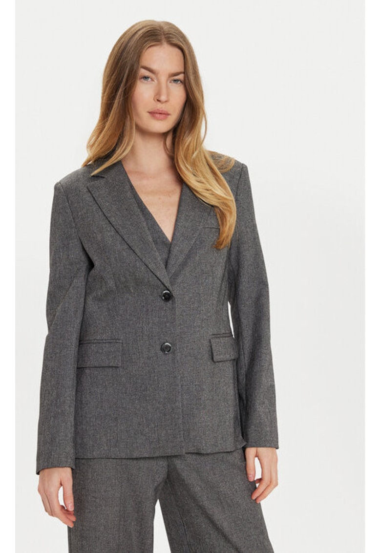 Sacou dama - 304919572 - Poliester/Viscoza - Gri - Gri