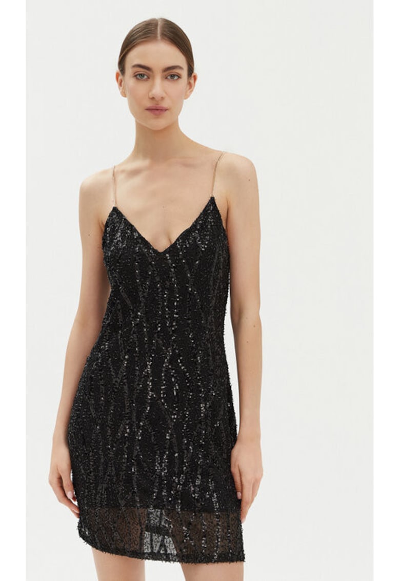 Rochie dama - 305062673 - Sintetic - Negru - Negru