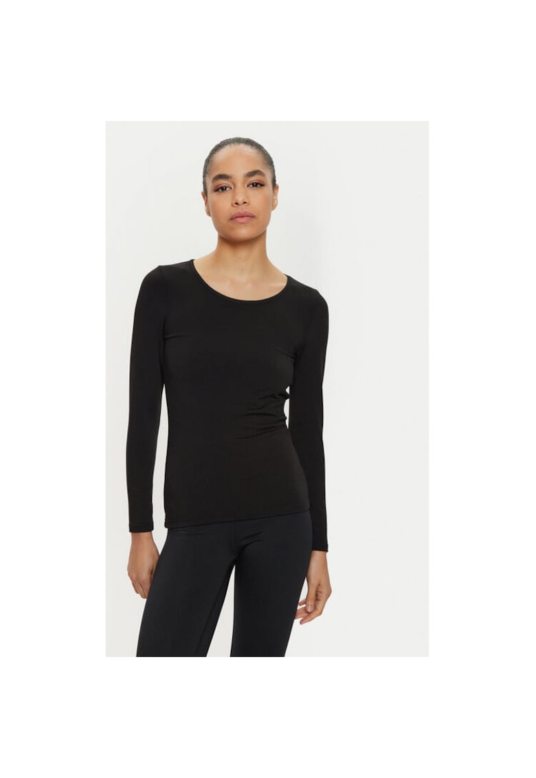 Bluza termica dama 305055828 - Poliester - Negru - Negru
