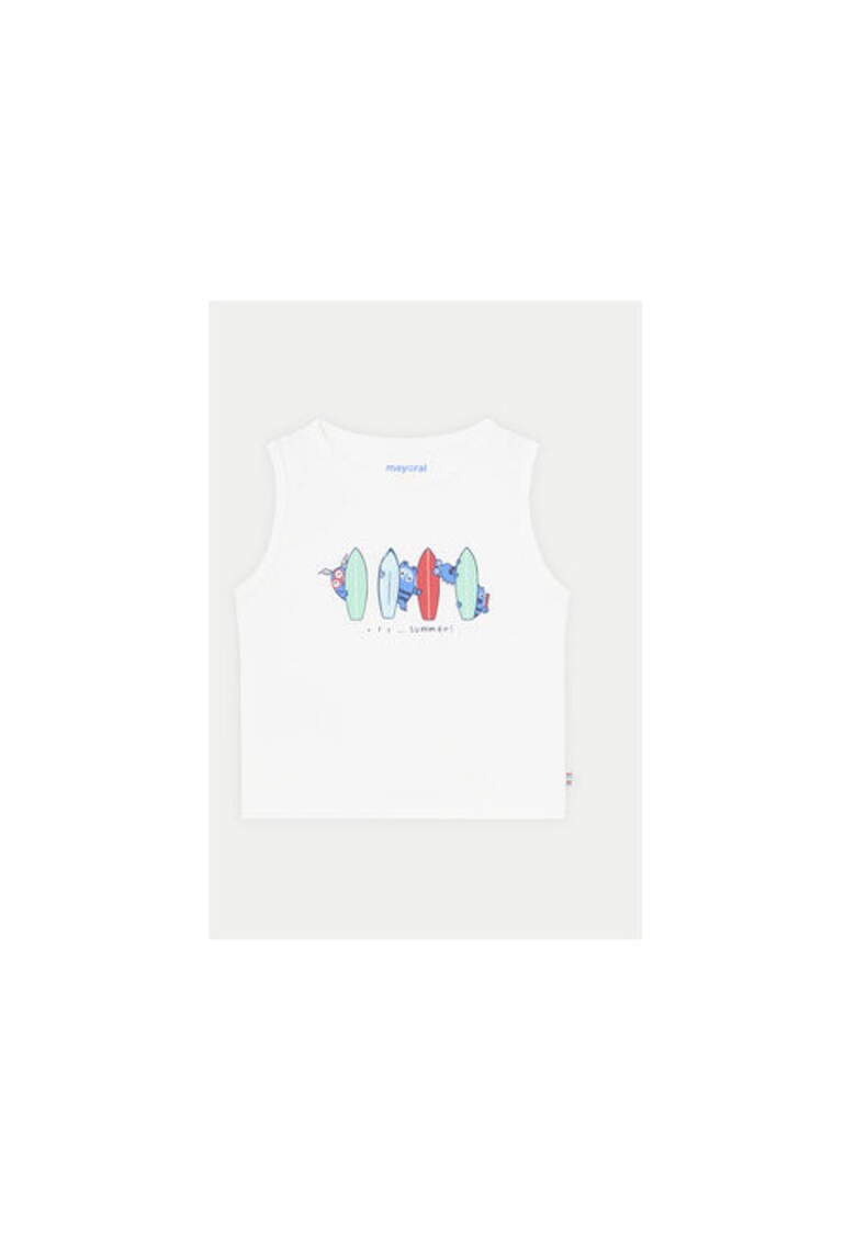 Top baieti - 304139871 - Bumbac - Alb - Alb