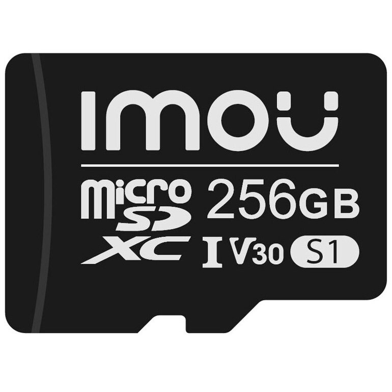 Oferte la Card de memorie Imou ST2-256-S1, MicroSD 256GB, clasa 10, citire 95 MB/s, scriere 38 MB/s