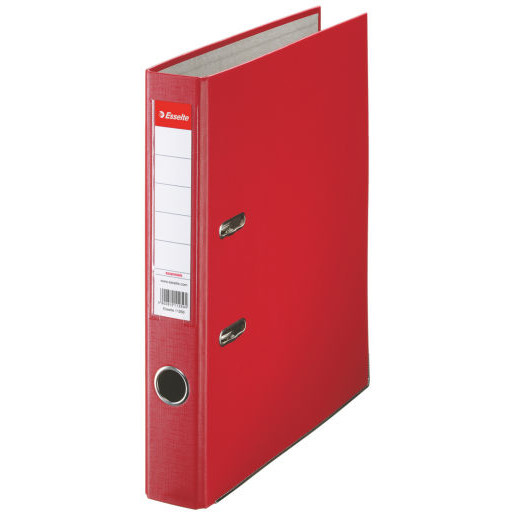 Oferte la Biblioraft A4, plastifiat PP, margine metalica, 50 mm, ESSELTE Economy - rosu