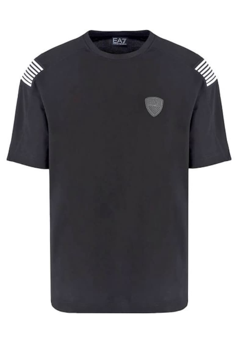 Oferte la Tricou barbati 6DPT35 -  EA7 - Viscoza/Poliamida - Negru