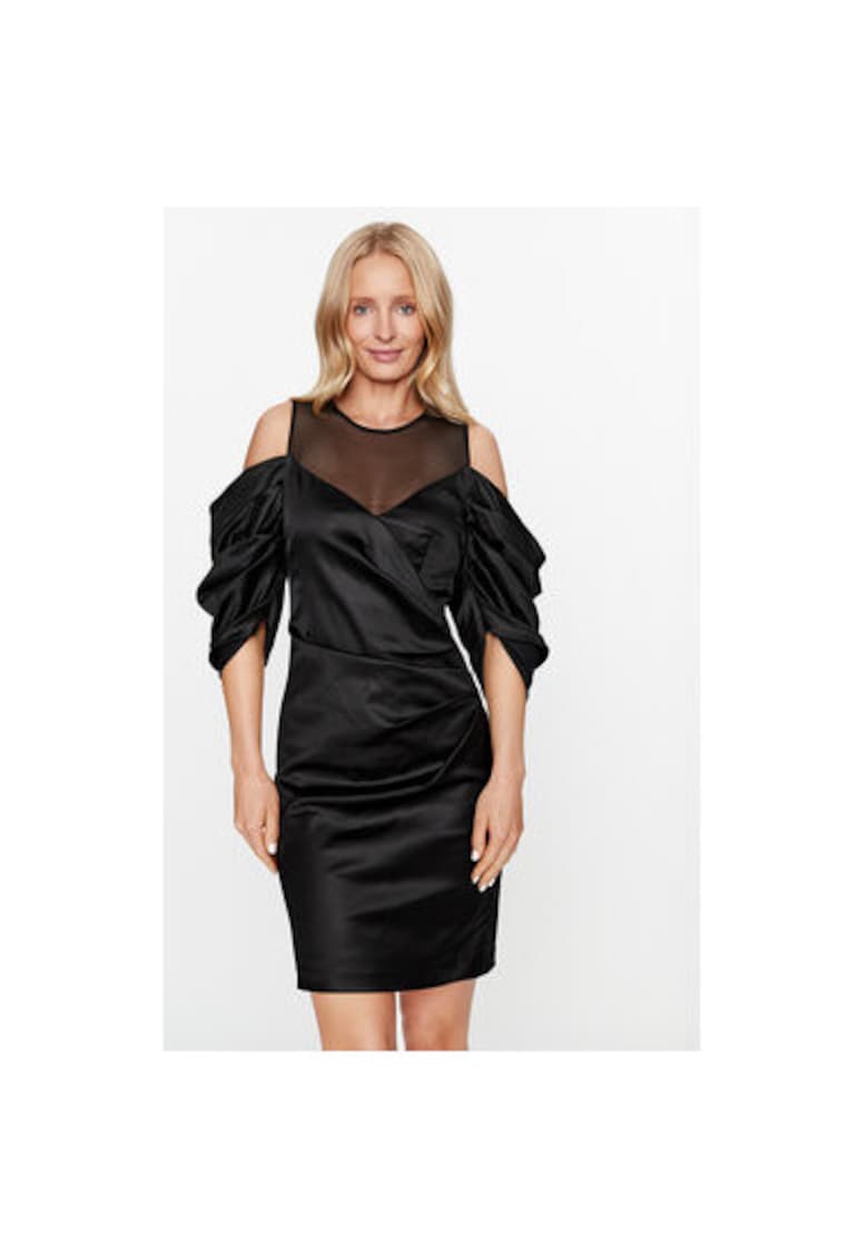Rochie Dama - 302961382 - Acetat - Poliamida - 42 - Negru