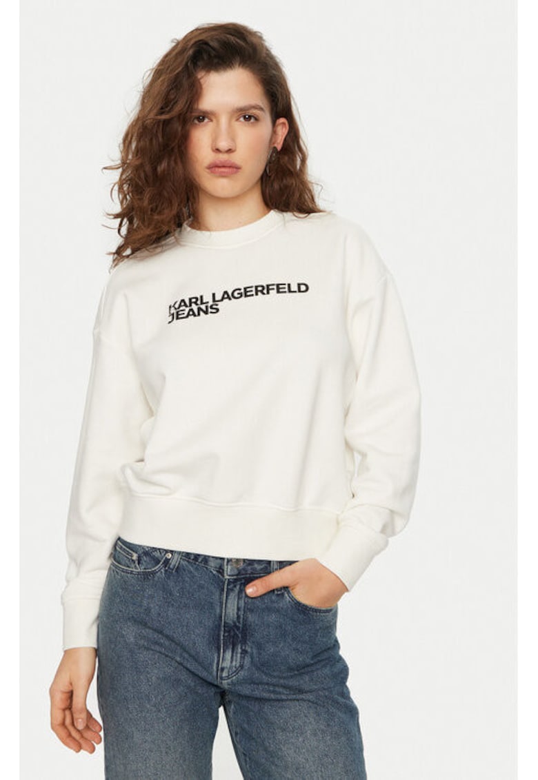 Bluza dama - 304583247 - Bumbac organic - Alb - Alb