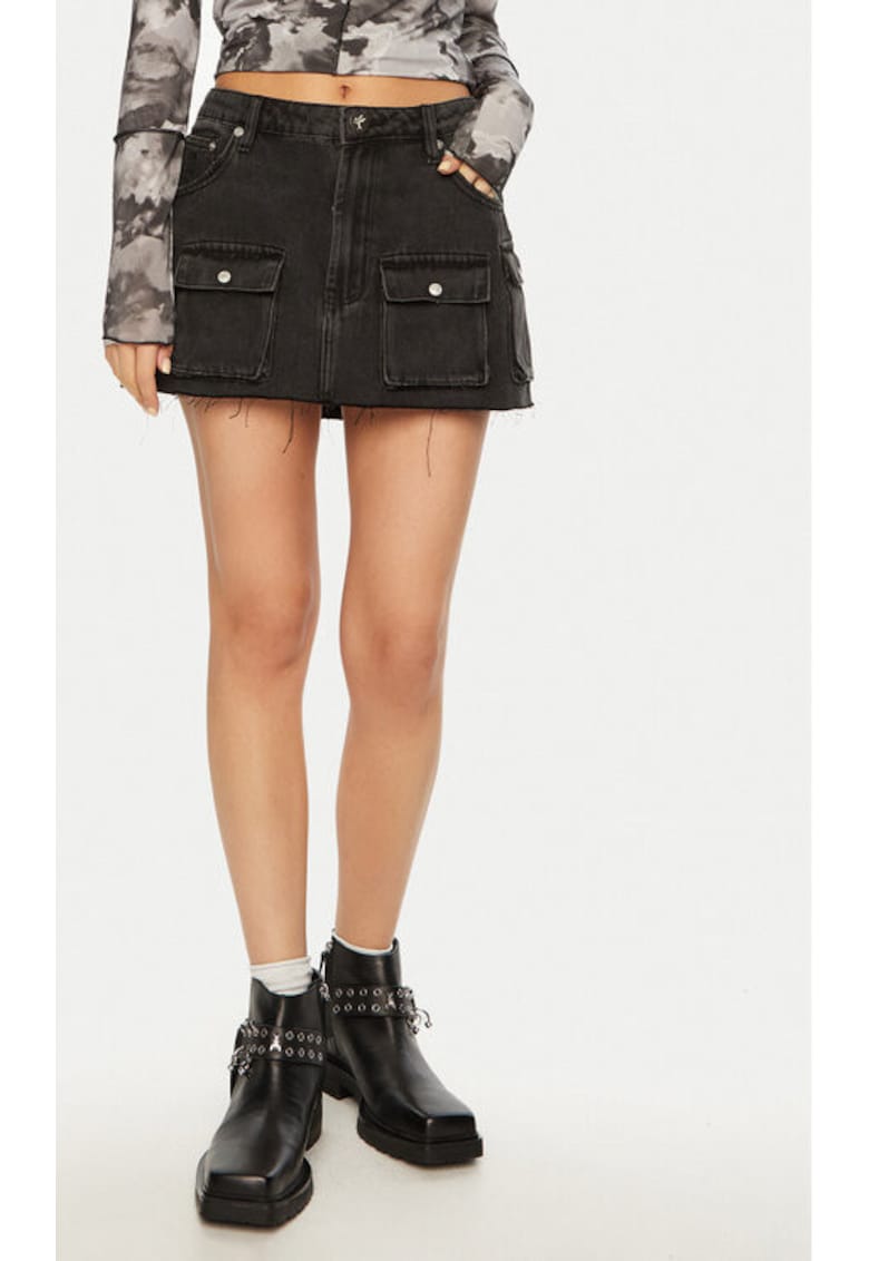 Oferte la Fusta dama -  304604485 - Bumbac - Negru - Negru