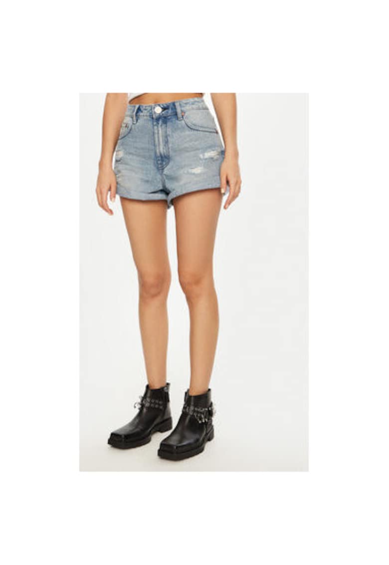 Blugi dama - 304604645 - Bumbac - Albastru - Albastru