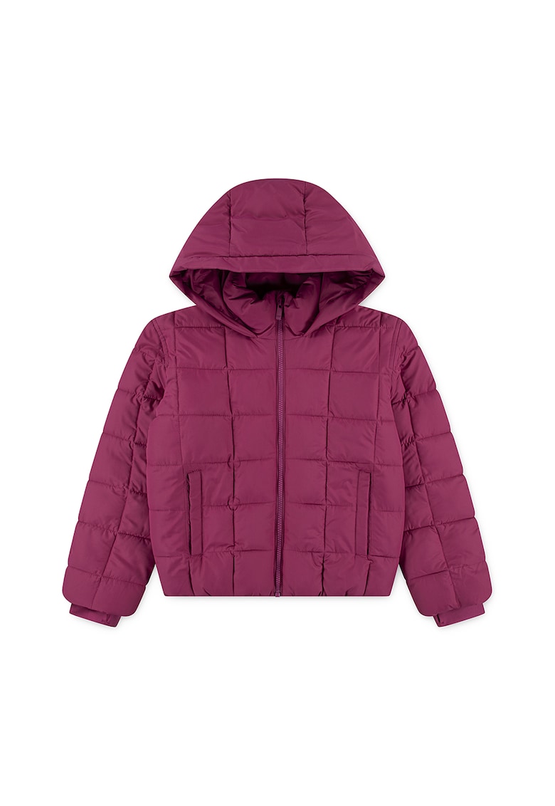 Oferte la Geaca cu model si fermoar - Violet pruna