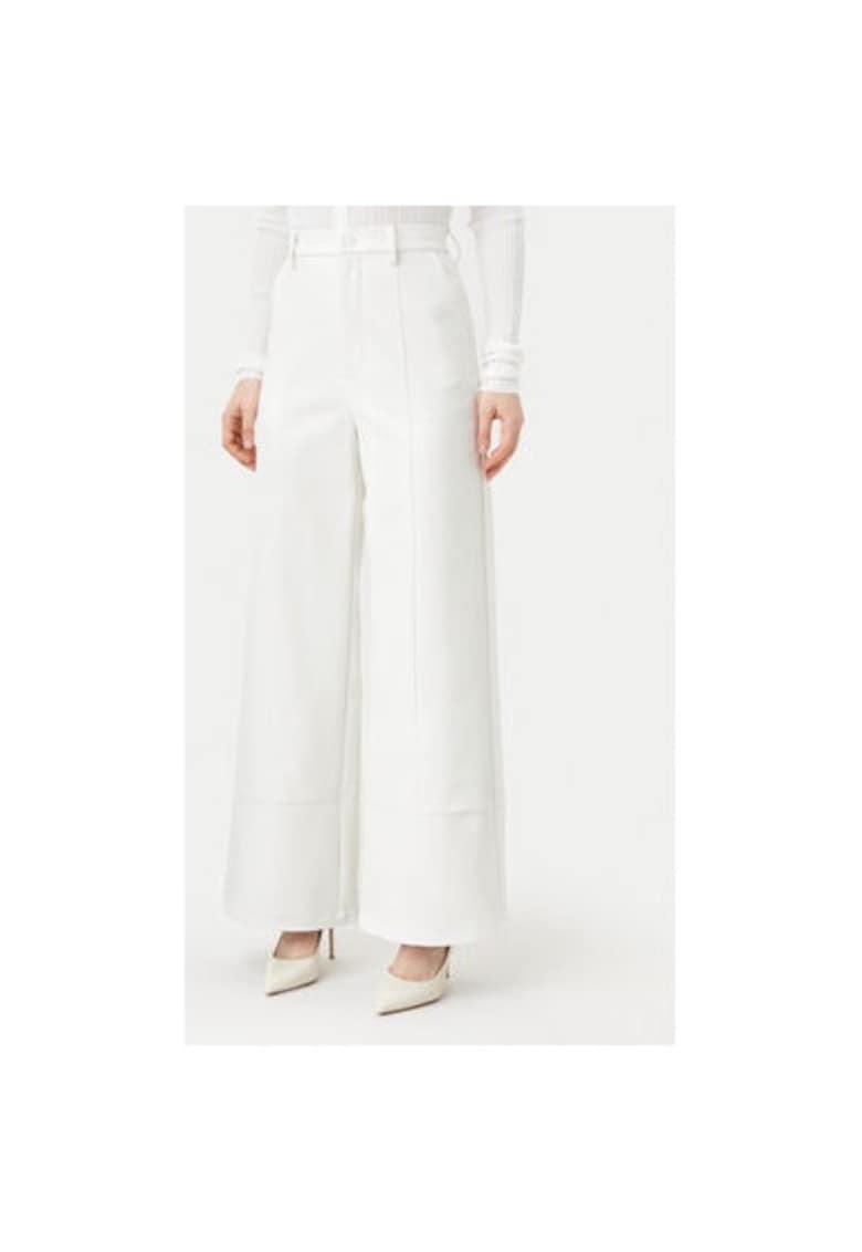 Oferte la Pantaloni dama -  304921438 - Poliuretan - Alb - Alb