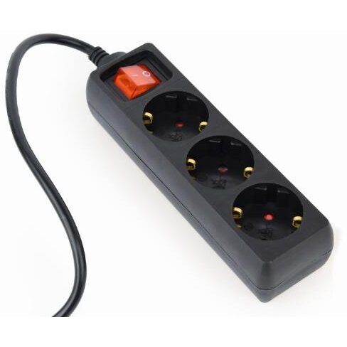 Oferte la Prelungitor Schuko x 3 Conectare prin IEC C14 (T) Cablu 0.6M 10A Protectie Copii Negru