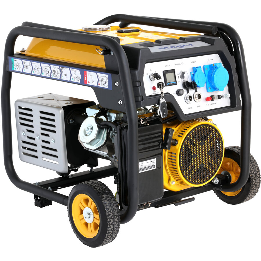 Oferte la Generator Curent FD 6500ER Automatic Open-Frame 5.5kW G2 Monofazat Benzina Pornire  Electrica Galben/Negru