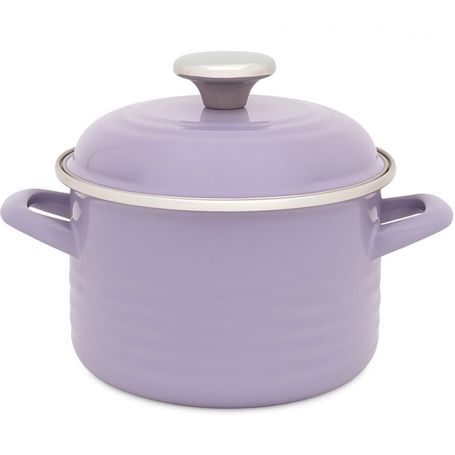 Oferte la Oala cu Capac Standard Wave Email 6.75L Diametru 24CM Lila Pastel