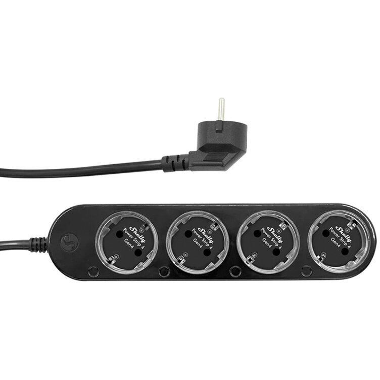 Oferte la Power Strip Gen4,  4 prize, Compatibil Zigbee/Matter, 12A, WiFi, Bluetooth, Negru