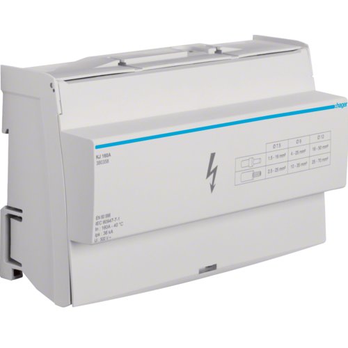 Repartitor 4P 160A, 3x35+8x16 Hager KJ160A