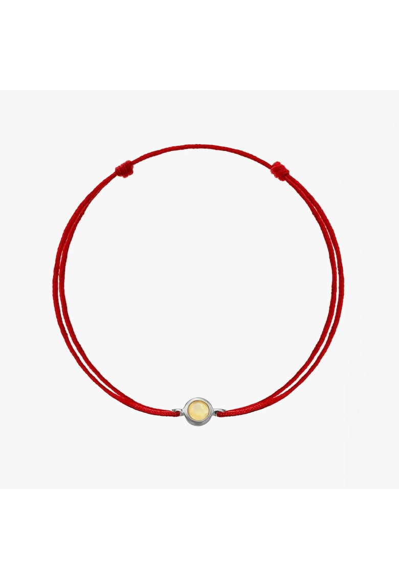 Oferte la Bratara snur din argint Birthstone May - Onix Verde