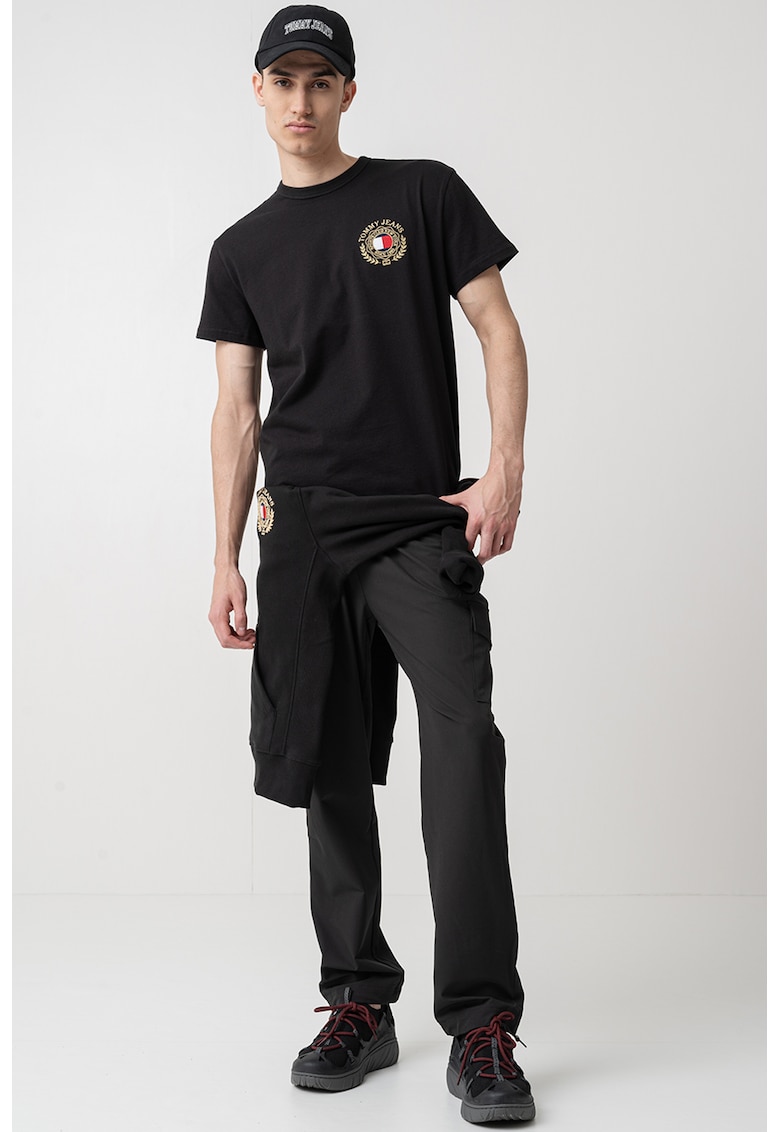 Oferte la Tricou din bumbac cu logo brodat