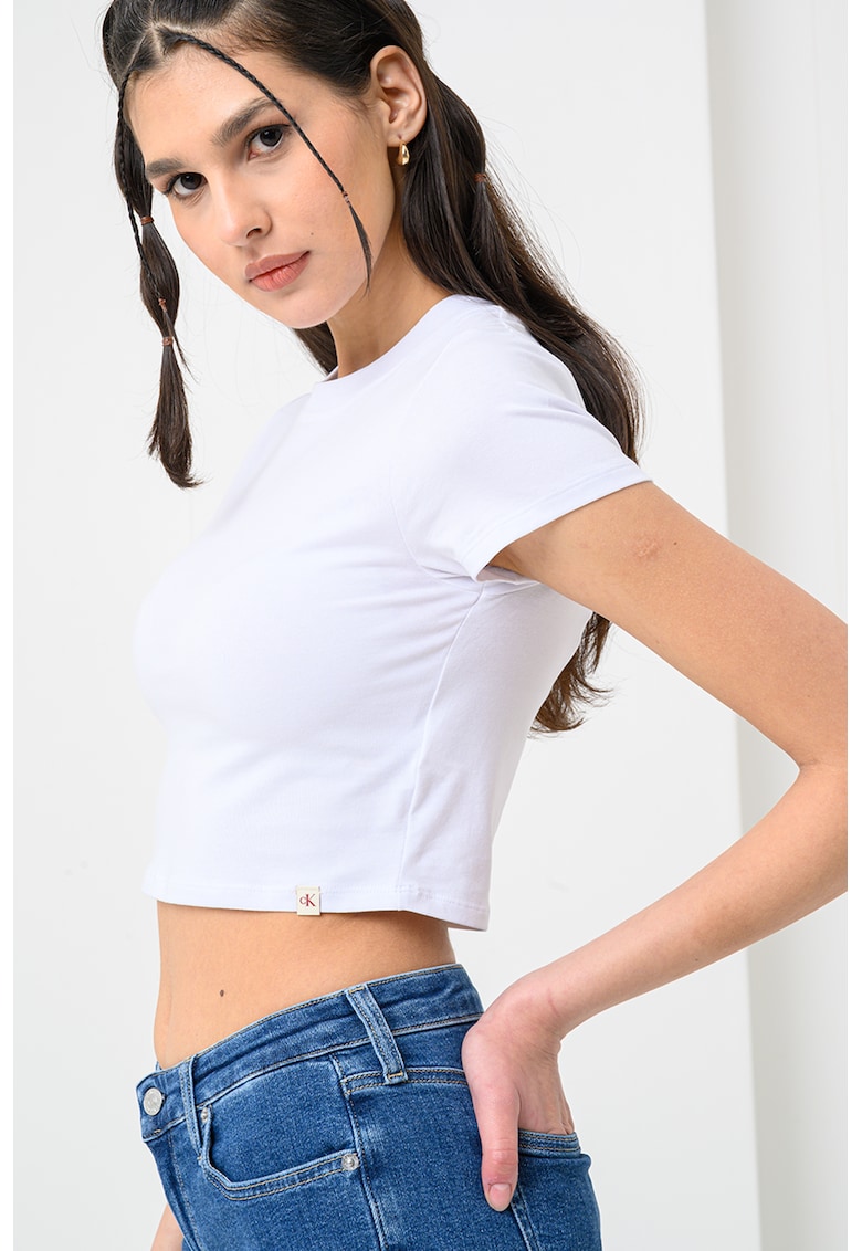 Oferte la Tricou crop slim fit