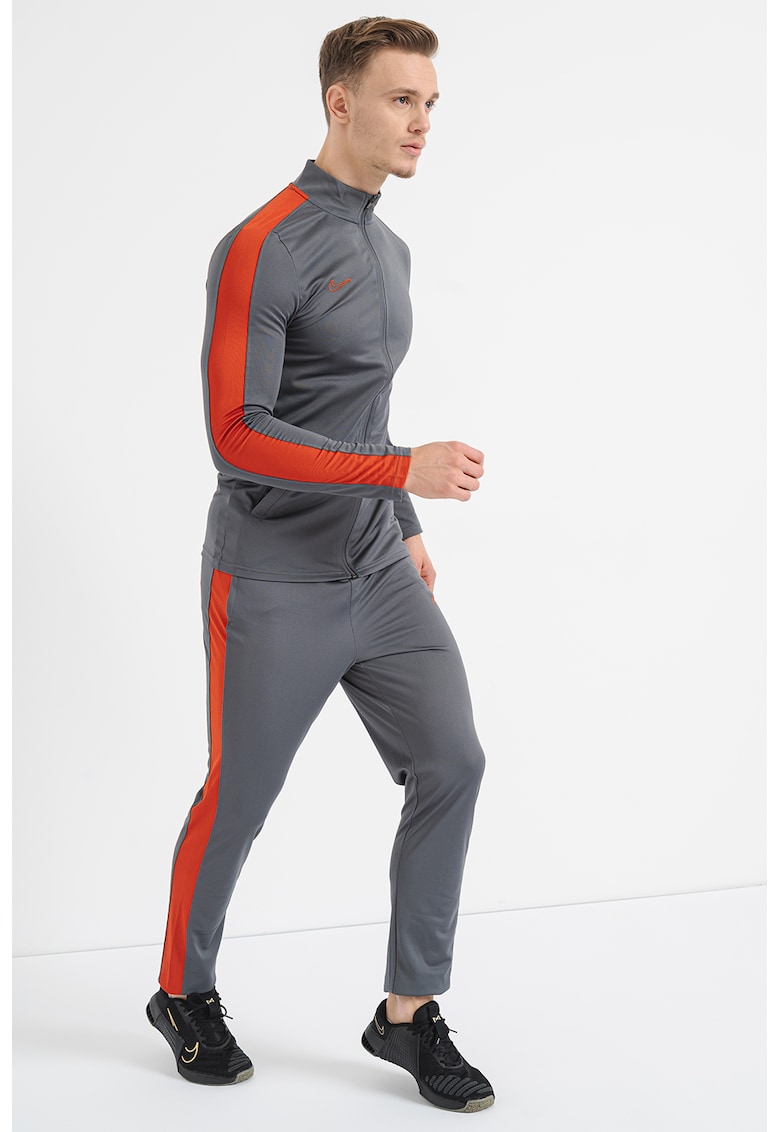 Oferte la Trening slim fit cu Dri-FIT pentru fotbal Academy - Portocaliu stins/Gri inchis