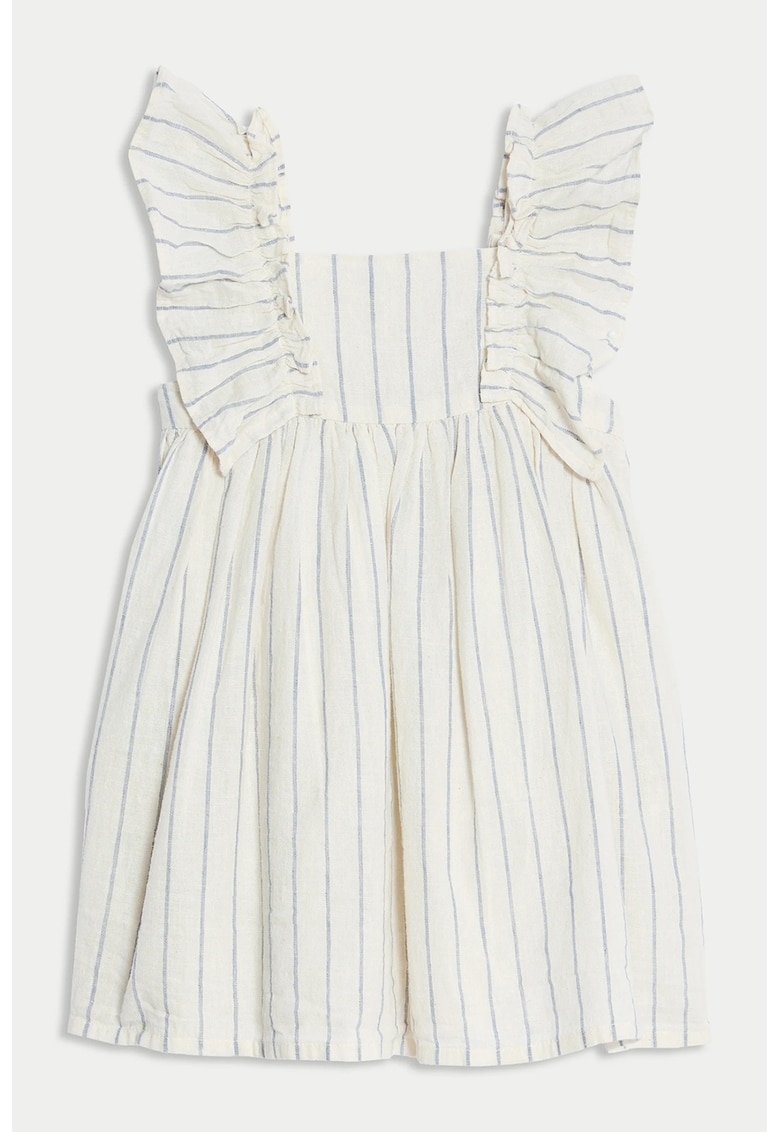 Oferte la Rochie din amestec de in - Crem