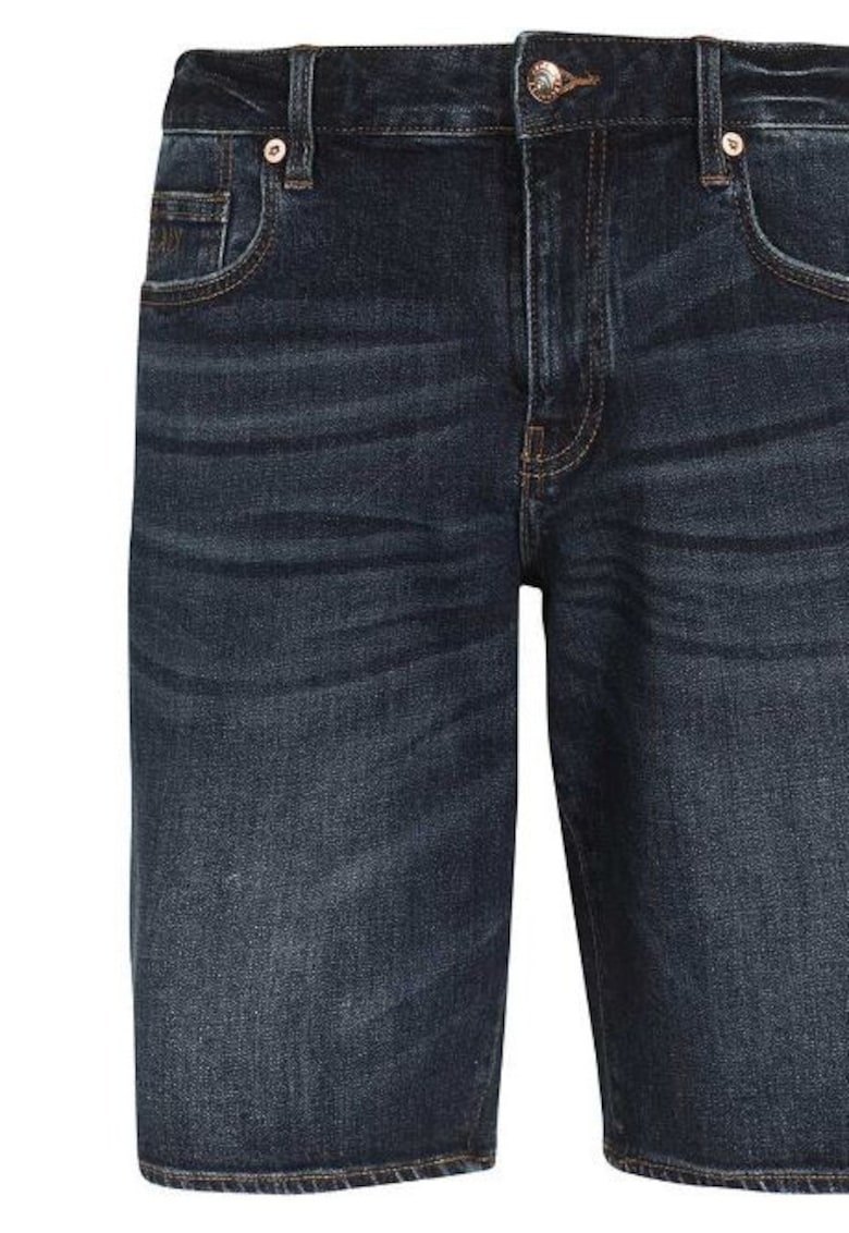 Pantaloni Scurti Slim Fit Din Denim -