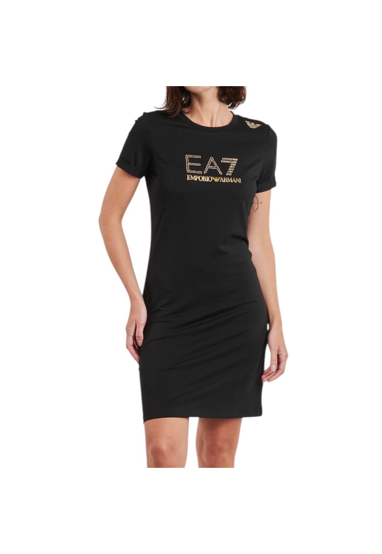 Oferte la Rochie  EA7 Train Evolution Stretch 42612 - Auriu/Negru