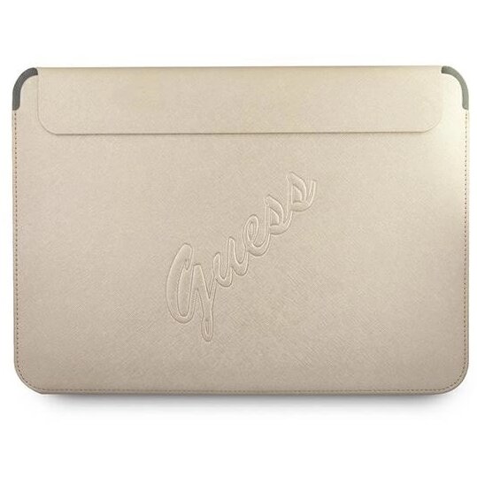 Saffiano Script compatibila cu laptop 13 inch Gold