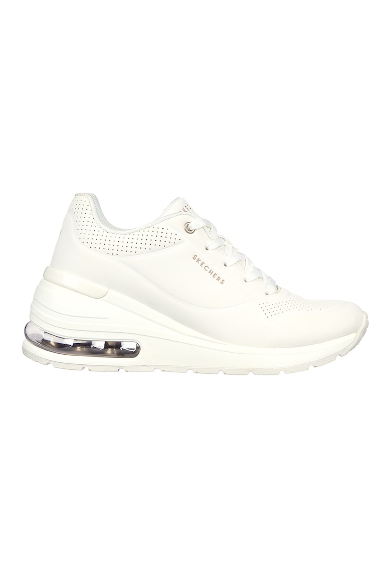 Pantofi sport cu talpa wedge Million Air - Elevated Air - Alb