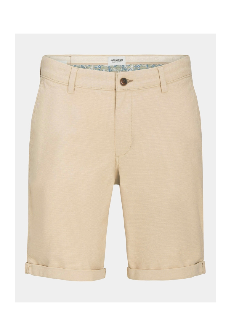 Pantaloni scurti barbati - 303482077 - Bej - Bumbac