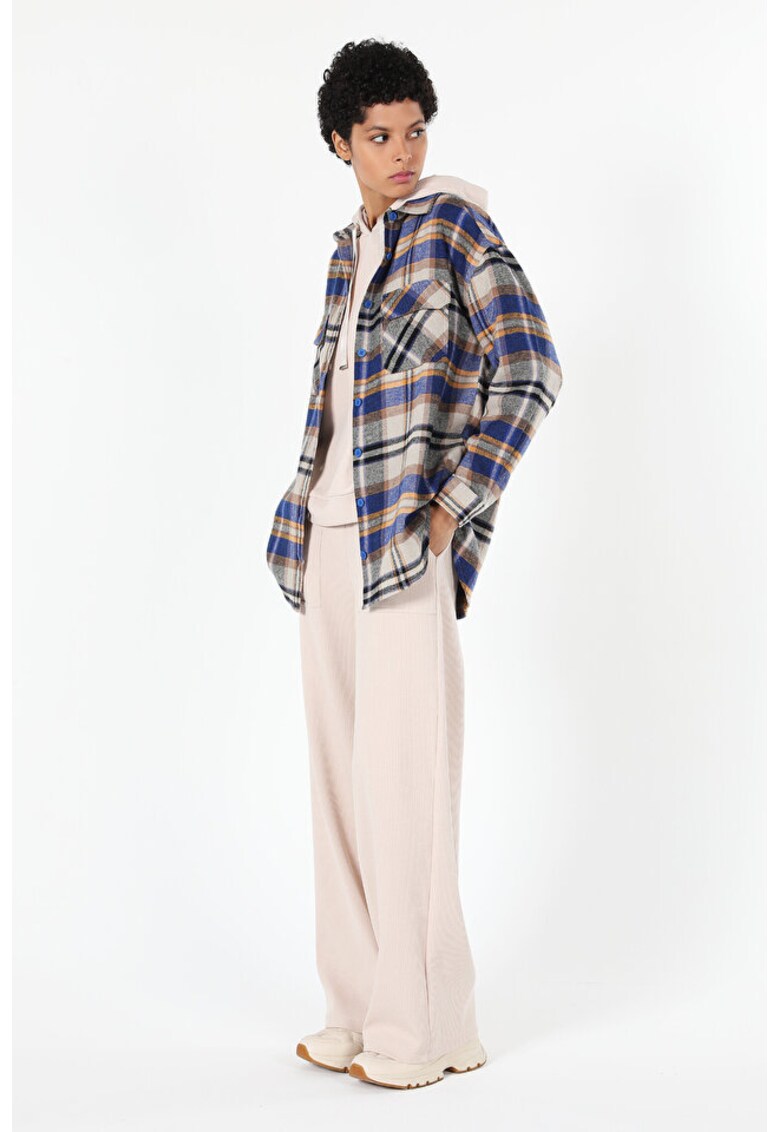Camasa Cu Maneca Lunga De Dama Multicolor Regular Fit Cl1061407