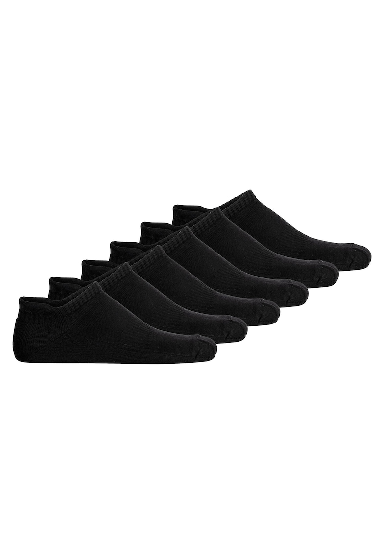 Oferte la Set de sosete pana la glezna - 6 perechi - Negru