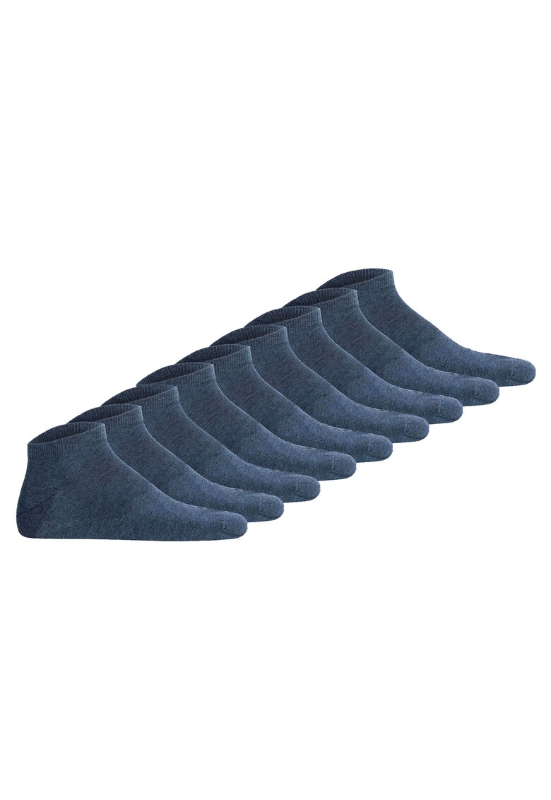 Oferte la Set de sosete din amestec de bumbac - 9 perechi - Albastru inchis
