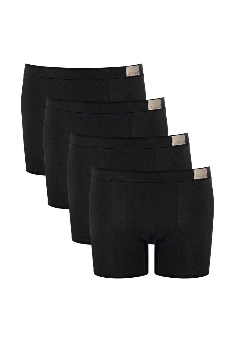 Set de boxeri GO Natural - 4 perechi - Negru