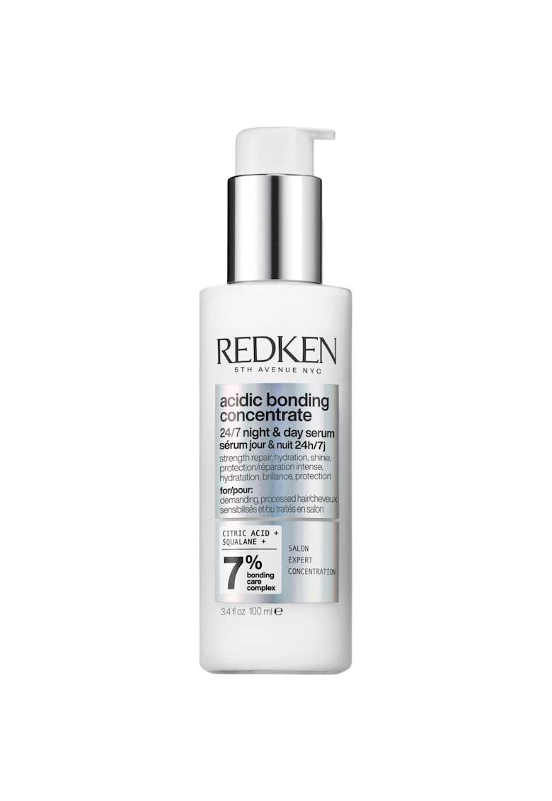 Oferte la Ser tratament pentru reparare - intensa  Acidic Bonding Concentrate 24/7 pentru zi si noapte - asigura hidratare - stralucire si protectie - pentru par deteriorat - 100 ml