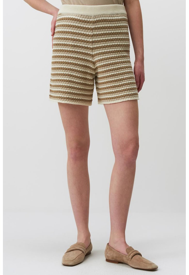 Oferte la Pantaloni scurti tricotati - Verde masliniu
